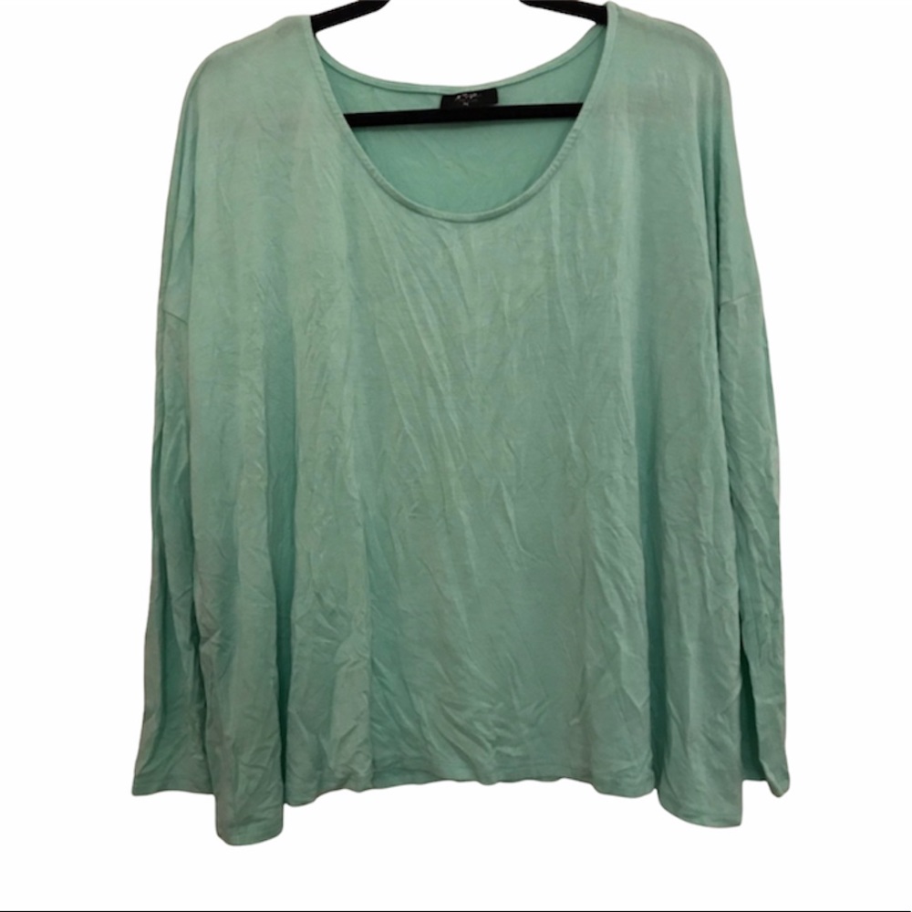🖤5/$20 Nasty Gal Turquoise Flowy Top